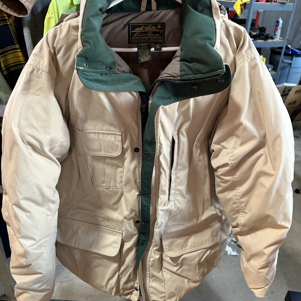 Eddie Bauer Goose Down Jacket XL
